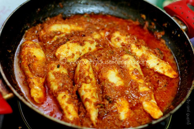 Soyabean Chap curry is ready