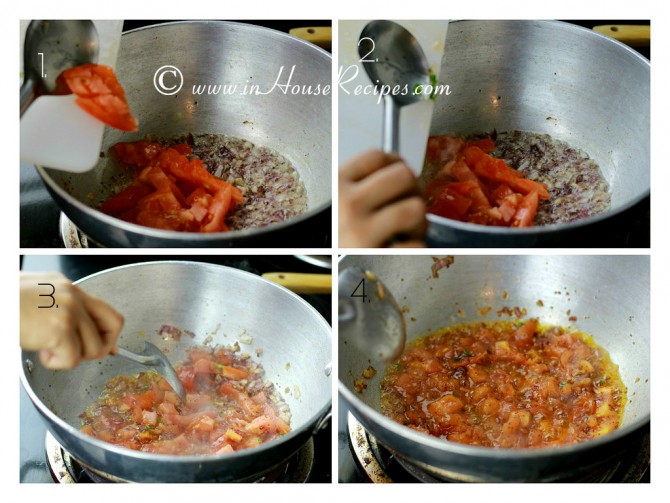 Add Tomato to tadka