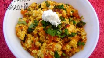 Paneer bhurji recipe