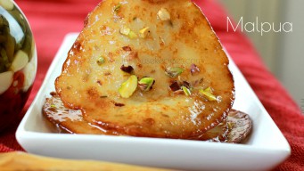 Sweet pancakes from India called Malpua Sweet pancakes from India called Malpua