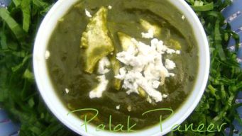 Palak paneer