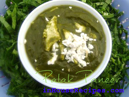 Palak paneer