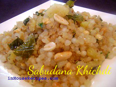 Sabudana khichdi recipe