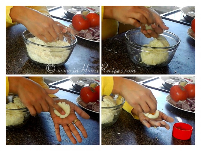 Shredding Paneer and adding raisins