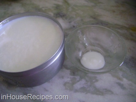 Curd sample for making Yogurt