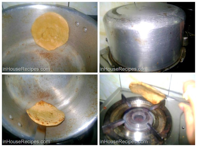 Cook paratha in cooker