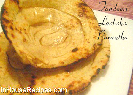 Tandoori lachha  paratha - Made with Cooker
