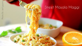 Bringing street masala maggi in your kitchen