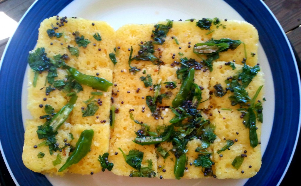 Instant Besan Dhokla Microwave version Instant Besan Dhokla Microwave version