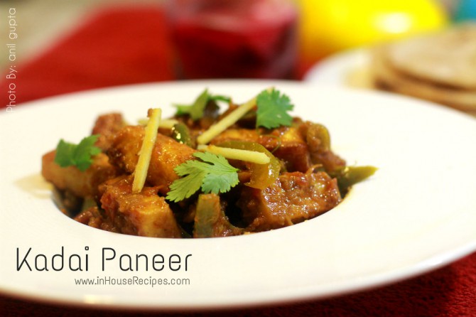 Kadai paneer dry recipe