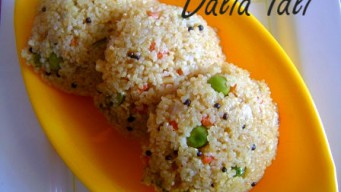 Making Dalia Idli