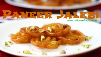 Paneer jalebi stacked on each other