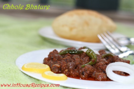 Authentic Chole bhature from north India – Made with dry Amla