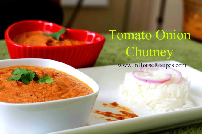 You can substitute Tomato Onion Chutney For a Main Sabzi With Rice
