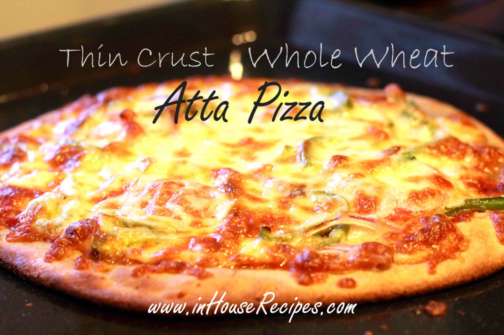 This curst whole wheat atta pizza