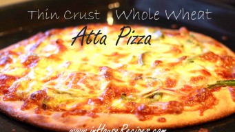 This curst whole wheat atta pizza