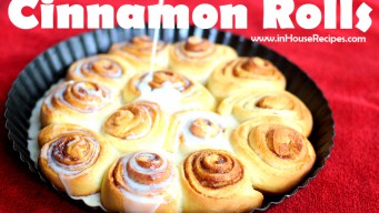 Cinnamon rolls with Glaze Topping - As sweet as it can get