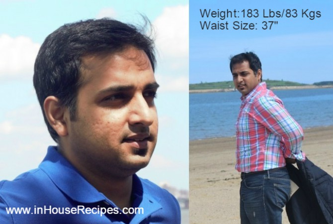 Anil Gupta - Before losing 20 pounds