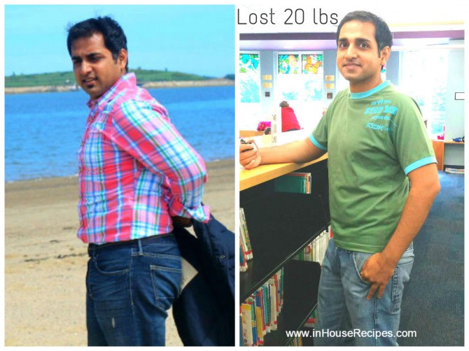 Lost 20 pound weight - Anil Gupta