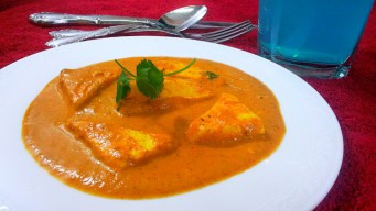 Shahi paneer - The sunset color