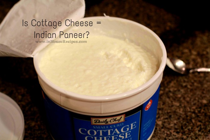 Is cottage cheese equal to Indian paneer? No. It is not.