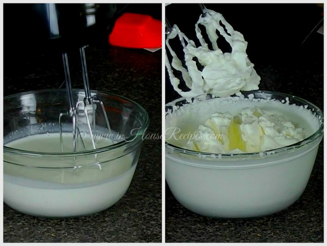 Making whipped cream