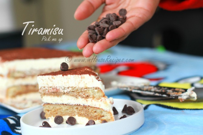 Tiramisu cake pastry