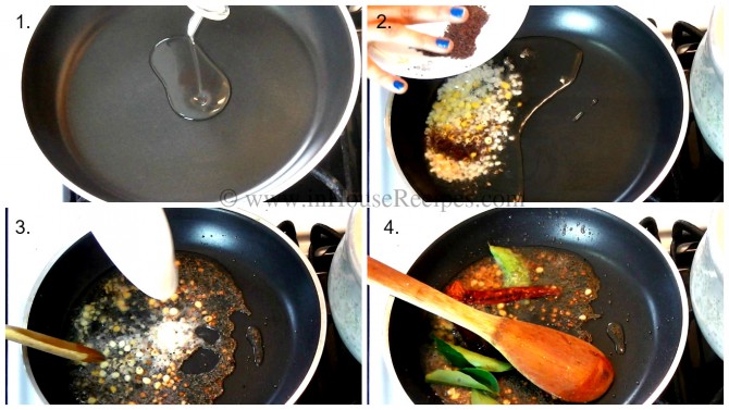 Heat Oil for Arhar dal tadka Heat Oil for Arhar dal tadka