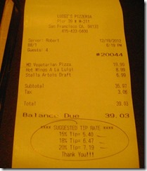 Gratuity in USA