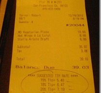 Gratuity percentage in USA