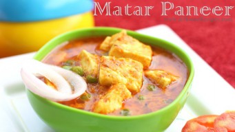 Matar paneer - The easier way